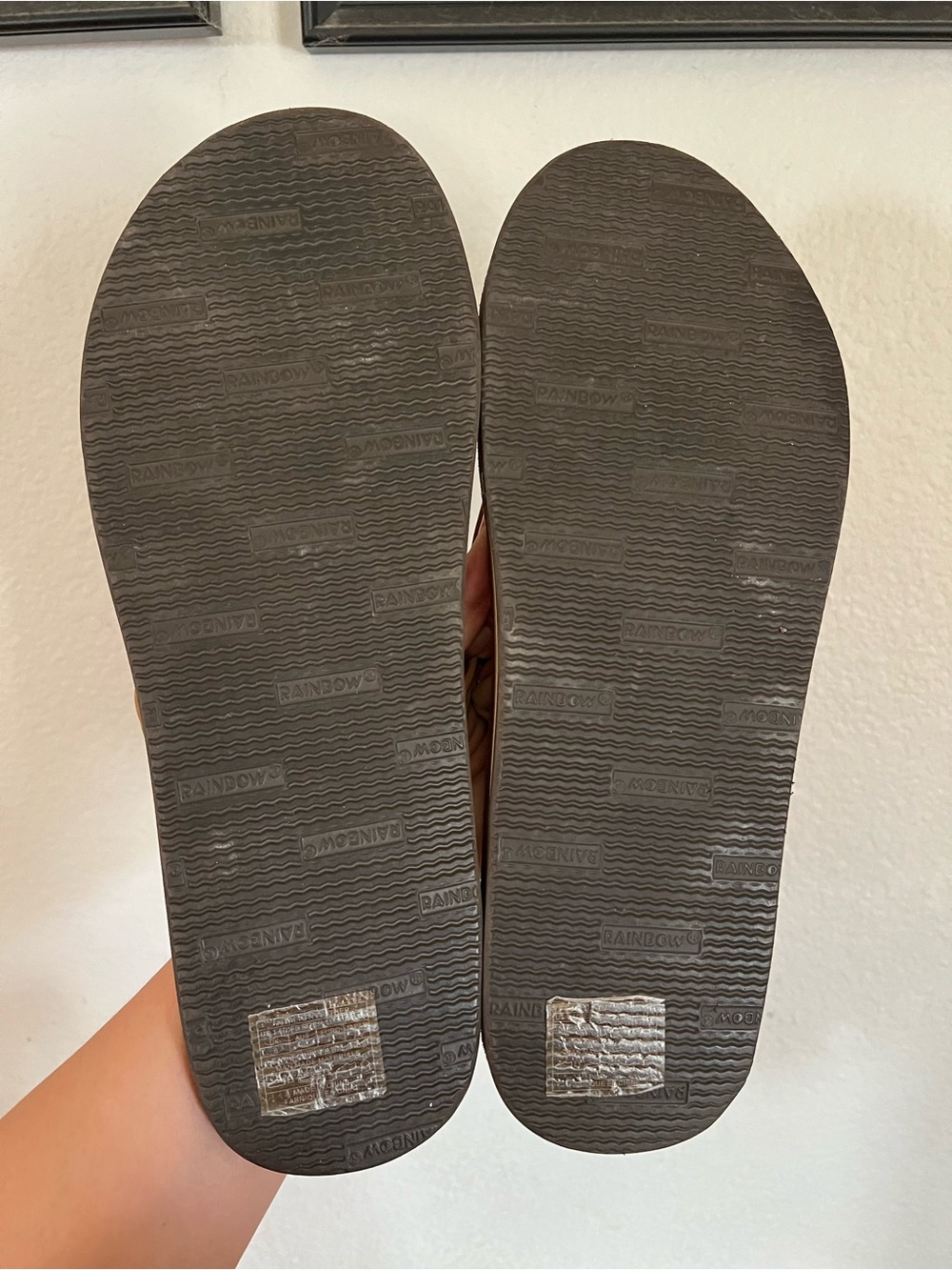 Rainbow Womens Leather Sandals  Size 11 - Picture 9 of 11